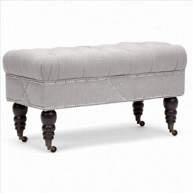 Baxton Studio Hildebrand Bench In Beige