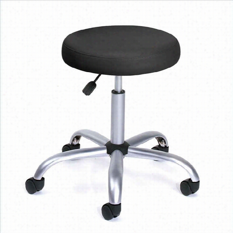 Boss Of Fice Products Light Moement Caressoft Doctor's Stool In Black