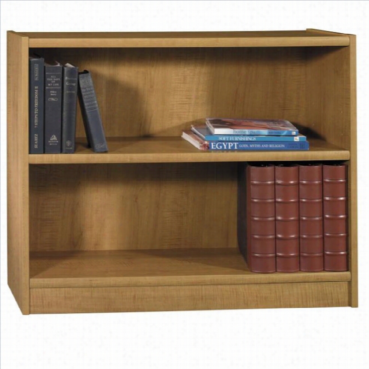 Bush Universal 30h 2 Shelf Wood Bokcaze In Snow Maple