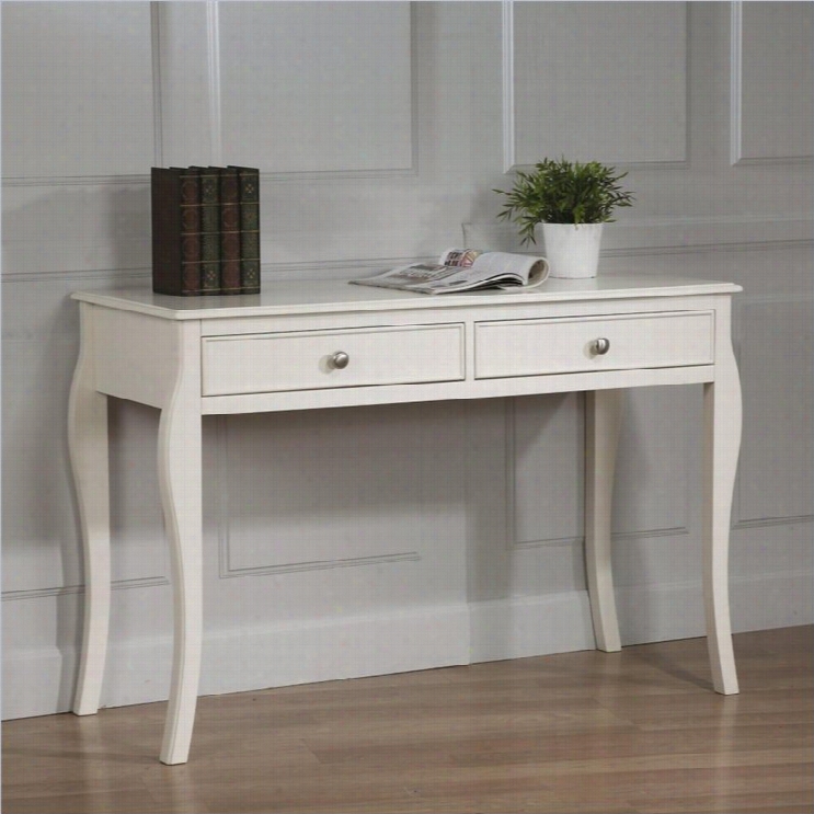 Coaster Dominique Table Desk In White