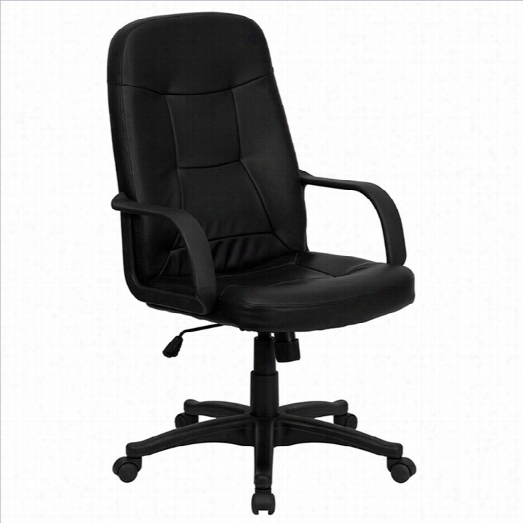 Flash Furniture High Move ~ward Glove Vinyl Executive Ofce Chari In Black