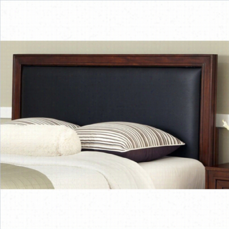 Home Styles Duet Queen Paheo Headboard In Black-queen - F Ull