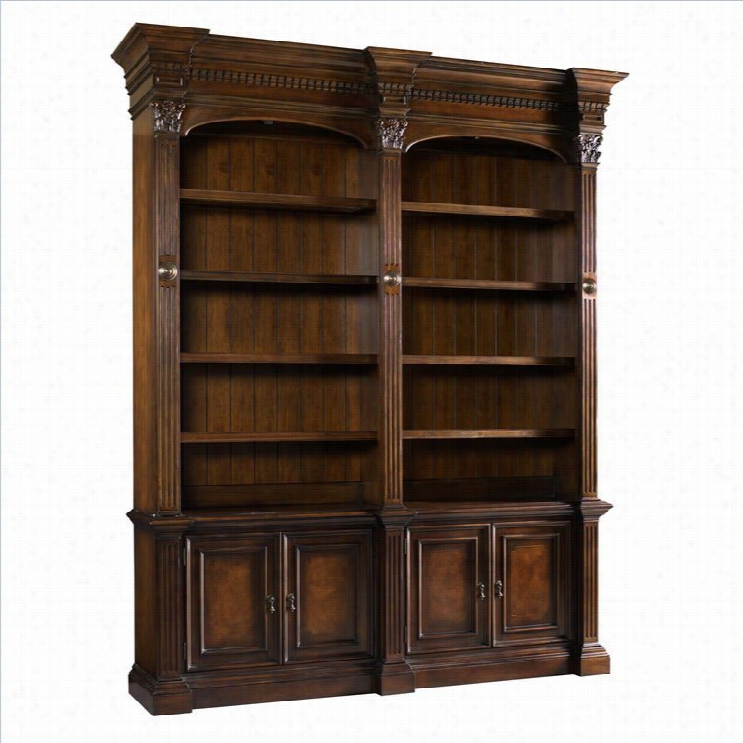 Hooker Furnituree Uroppean Renaissance Ii Oduble Bookcase