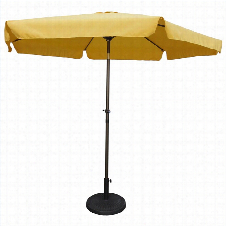 Intrnational C Aravan St. Kutts Patio Umbrella In Lemon Yellow