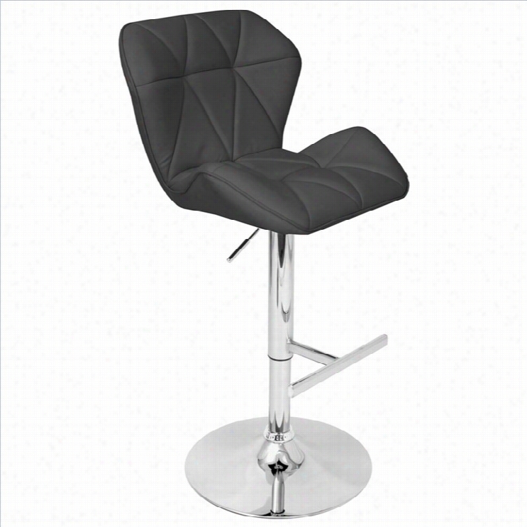 Lumisouurce Jubilee Bar  Stool In Blqck