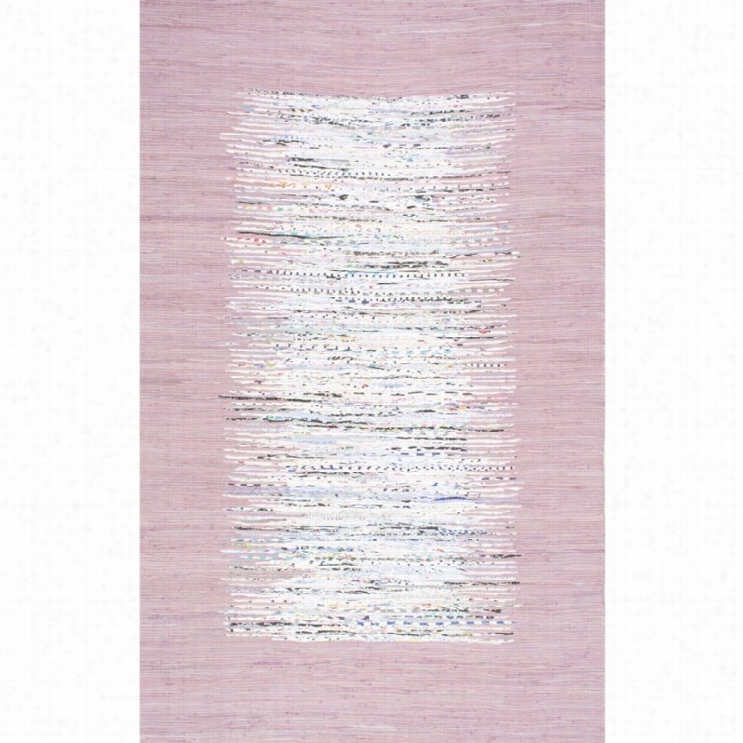 Nuloom 8' X 10' Flatweave Tasha Cotton Rug In Lavender