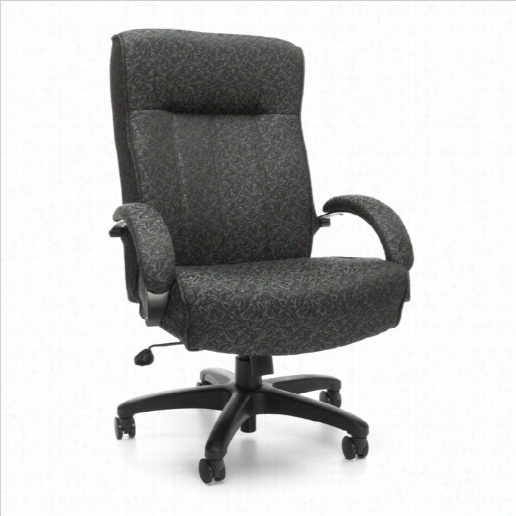 Ofm Big And Tall Executive High-back Office Chair In Gray