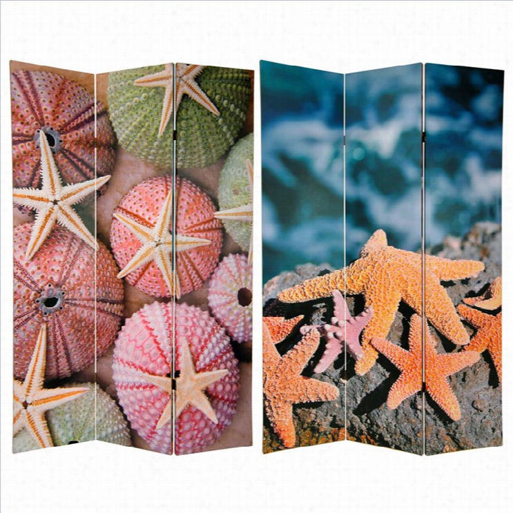 Oriemtall Double Sided Starfish Room Divider