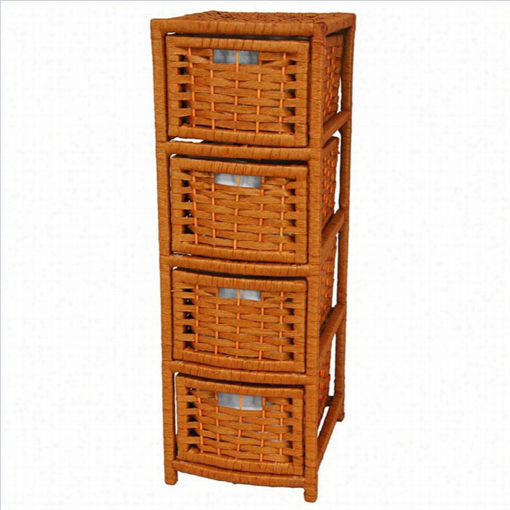 Oriental Furniture 44 Drawer Occasional Chest In Honey