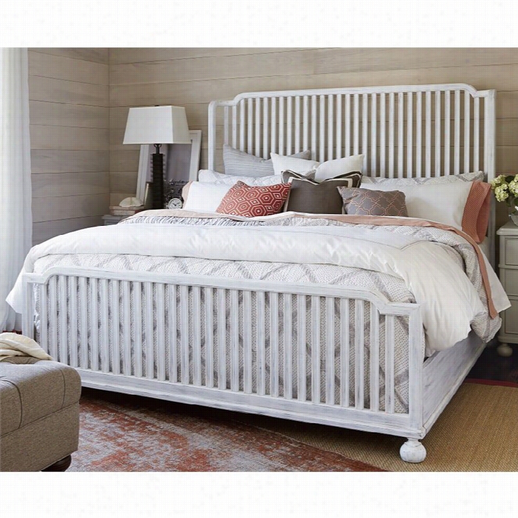 Paula  Deen Homme Dobwodo King Tybee Island Slat Bed  In Blossom