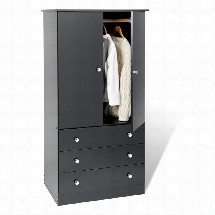 Prepac  Bl Ack Juvenile Tv/wardrobe Armoire