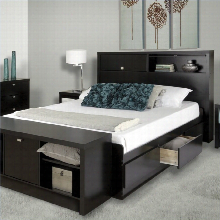 Prepac Series 9 Designerr Bed In Black