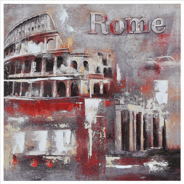 Renwil Memories Of Rome Fraeless Canvas Wall Art