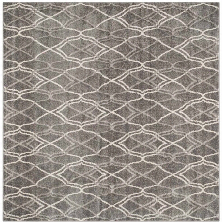 Safavieh Amherst Grey Indoor Outdoor Rug - Square 5'