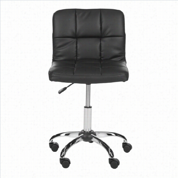 Safavieh Brunner Desk Office Chair In Black