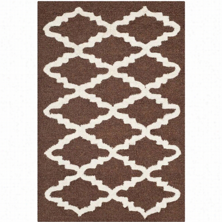 Safavieh Cambridge Dark Brown Transitional Rug - 2' X 3'