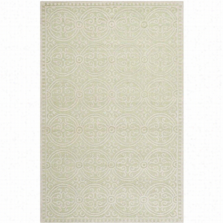 Safavieh Cambridge Ligh Tgreen Transitional Rug - 5' X 8'