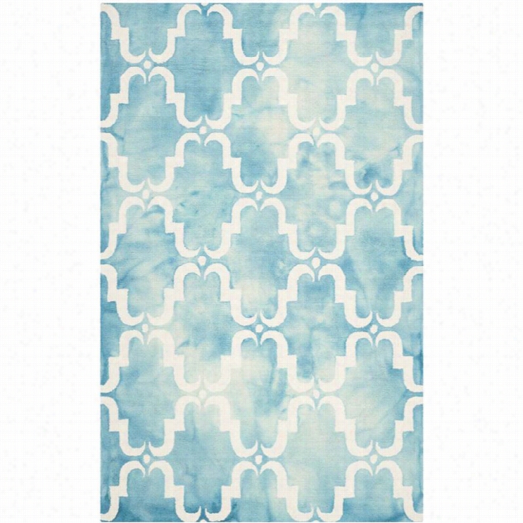 Safavieh Dip Dyed Turquoise Conte Mporary Rug - 9' X 12'