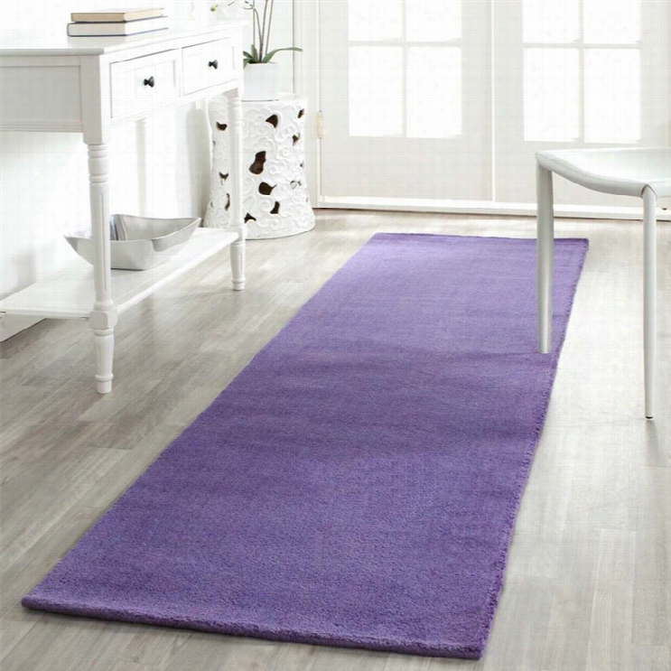 Safavieh Himalaya Purple Shag Rug - Runner 2'3 X 12'