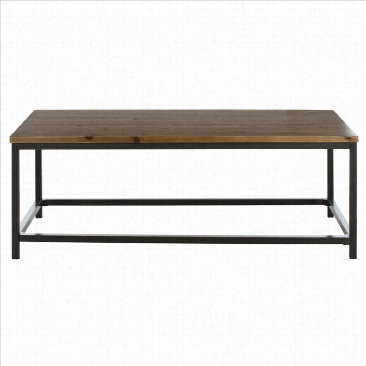 Safavieh Jax Fir Wood Coffee Table In Oak