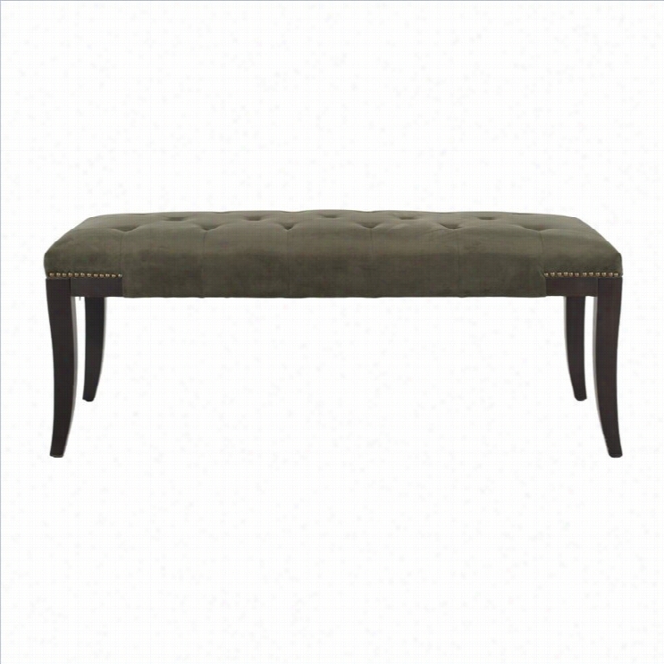 Safavie Max Birch  Wood Bench In Mink