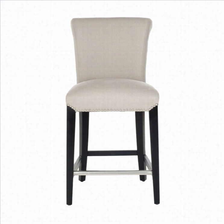 Safaveih Seth 24 Countre Stool In Beige