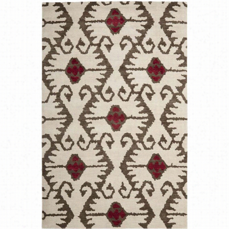 Safavieh Wyndham Ivory Cnotemporary Rug - 5' X 8'