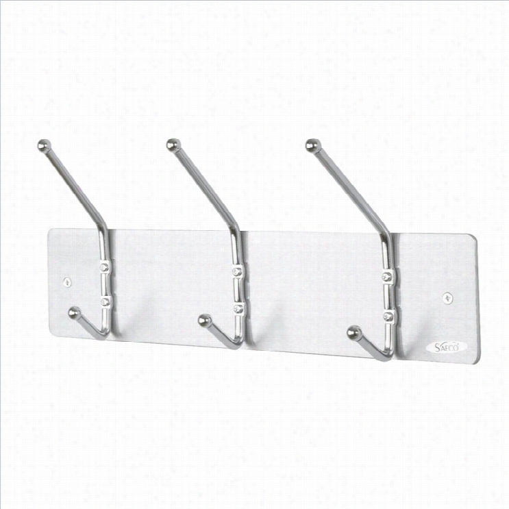 Safco 3 Hook  Wall Cota Rack (set Of 12)