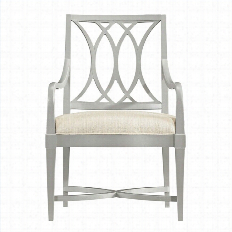 Sranley Furniture Coastal Living Resort Heritage Shore Arm Dining Chair In Morning Fog