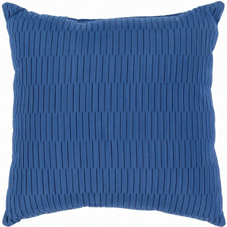 Surya Caplin Poly Fill 20 Square Pillow In Cobalt