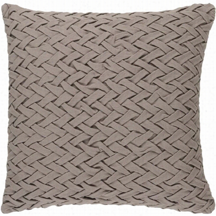 Surya Fcade Down Fill 18 Adjust Pillow In  Taupe