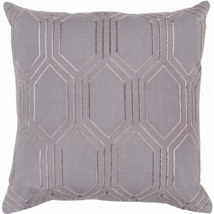 Surya Skyline Down Fill 20 Square Pillow In Grah