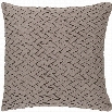 Surya Facade Down Fill 18 Square Pillow in Taupe