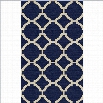 Uttermost Bermuda Wool Rug in Indigo-5 ft X 8 ft