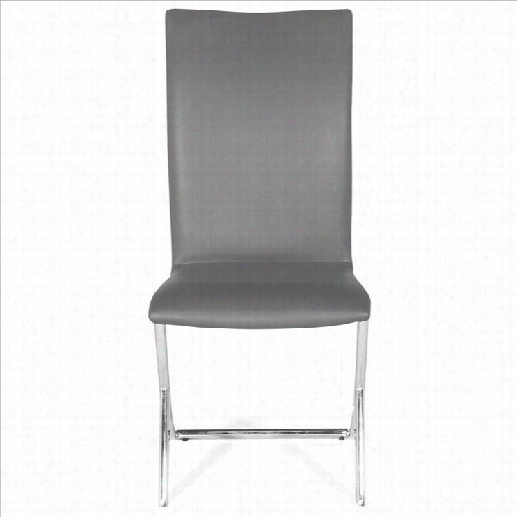 Zuo Delfin Dining Chair In Gra Y