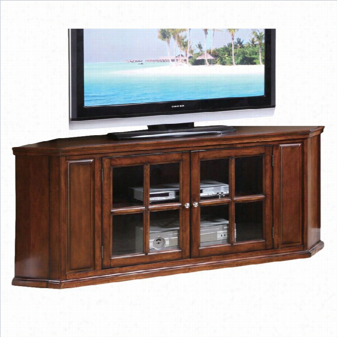 Acme Furniture Malka Corner Tv Stand In Oak