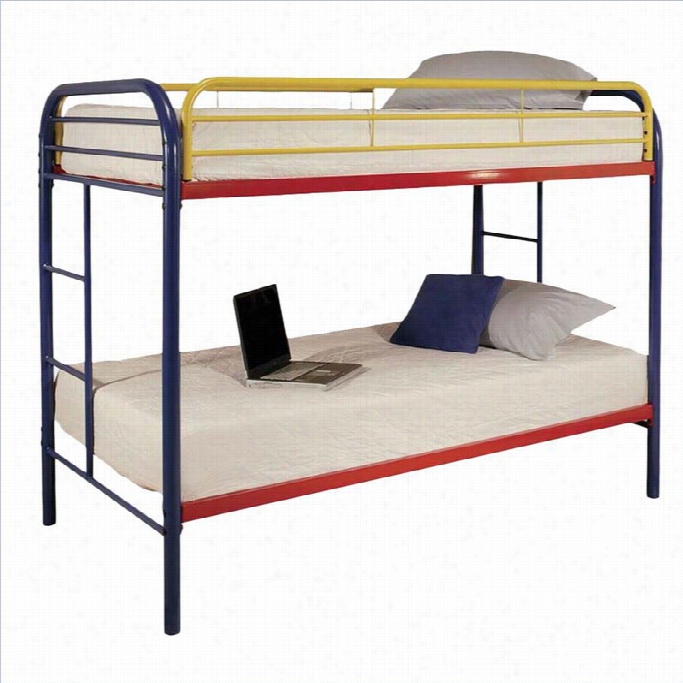 Acme Furniture Thomas Twin Bunk Bed In Arinbow