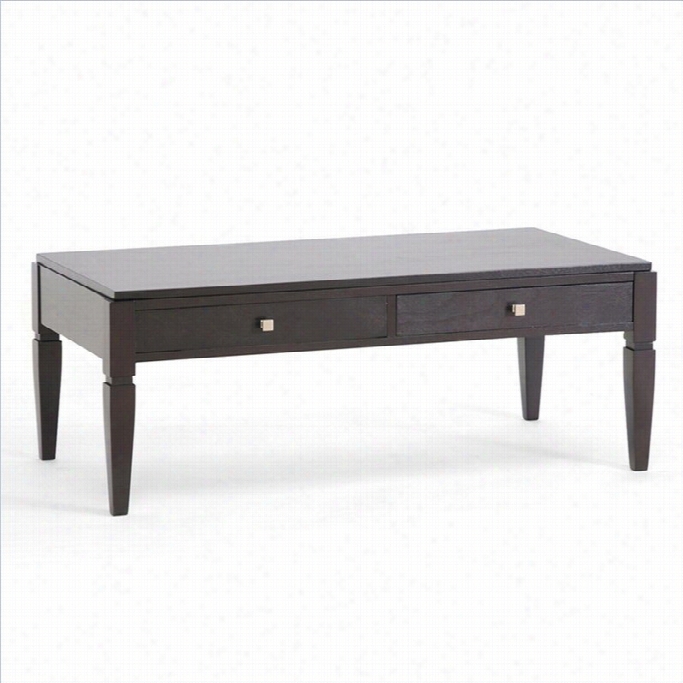 Baxton Studio Haley Coffee Table Tavern Dark Brown