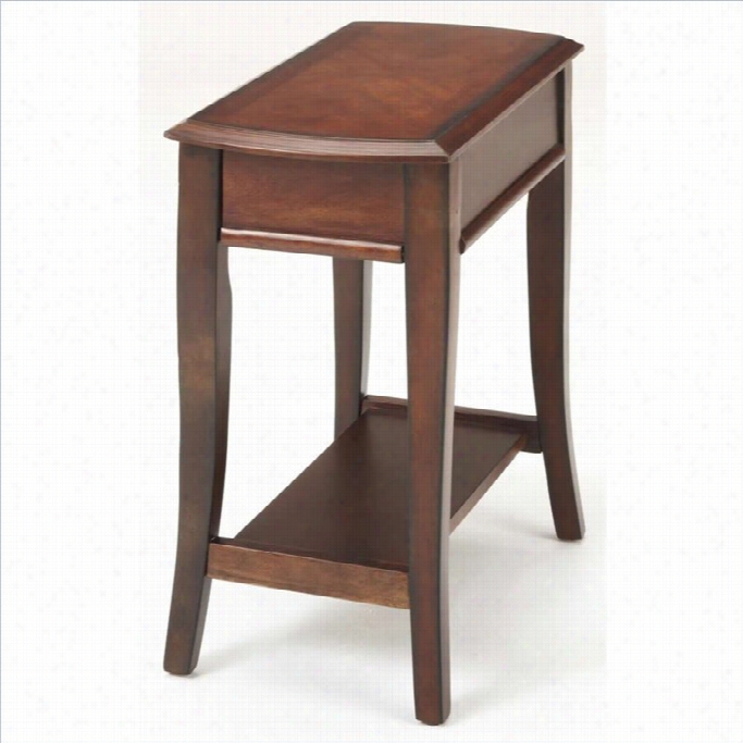 Berbards Broadwayy Merlot Side Table In Cherry