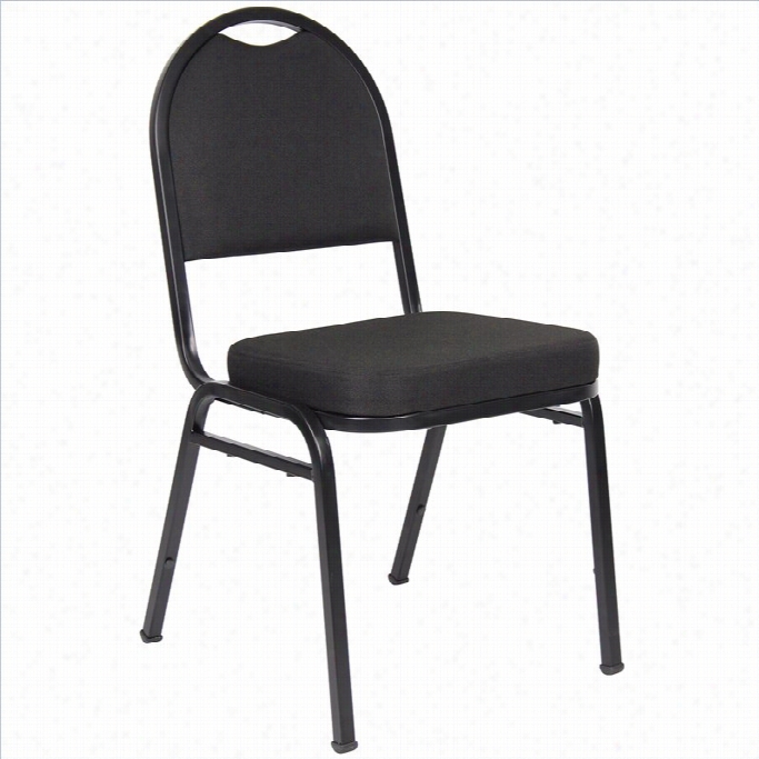 Boss Office Products S Et Of 4 Crepe Banquet Guest  Chair Inn Black