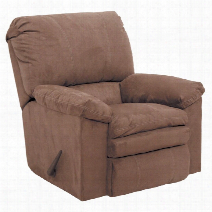 Catnapper Impulse Power Rocker Fabric Recliner In Cafe