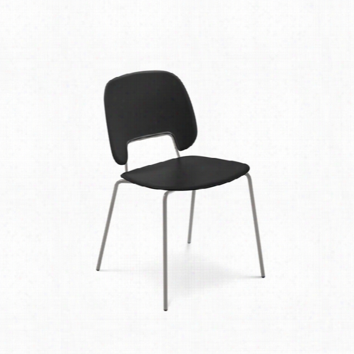 Domitalia Traffic 20 X 2 1stacking Chair In Black And Sand