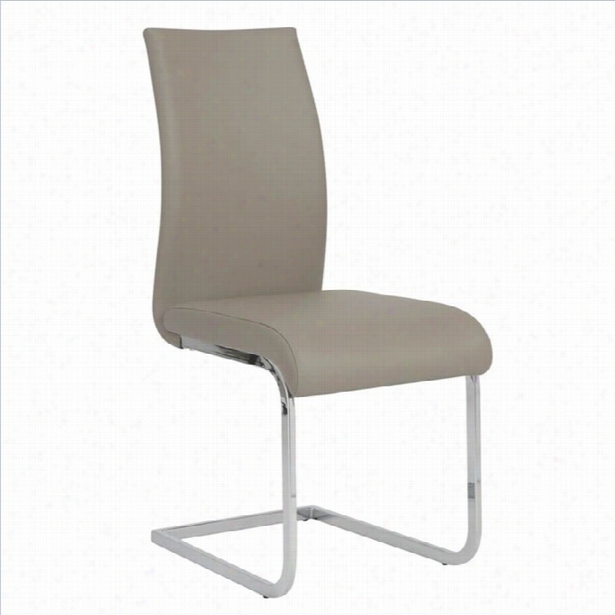 Eurostyle Epifania Dining Chair In Taupe