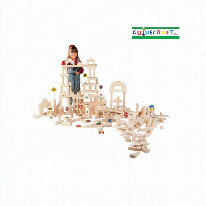 Guidceaft3 90 Pieces Classoom Unit Blocks