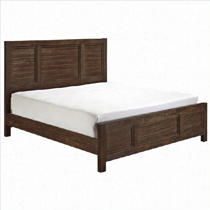 Home Styles Barnsdie Bed In Weathered Aged Barnside-qjeen