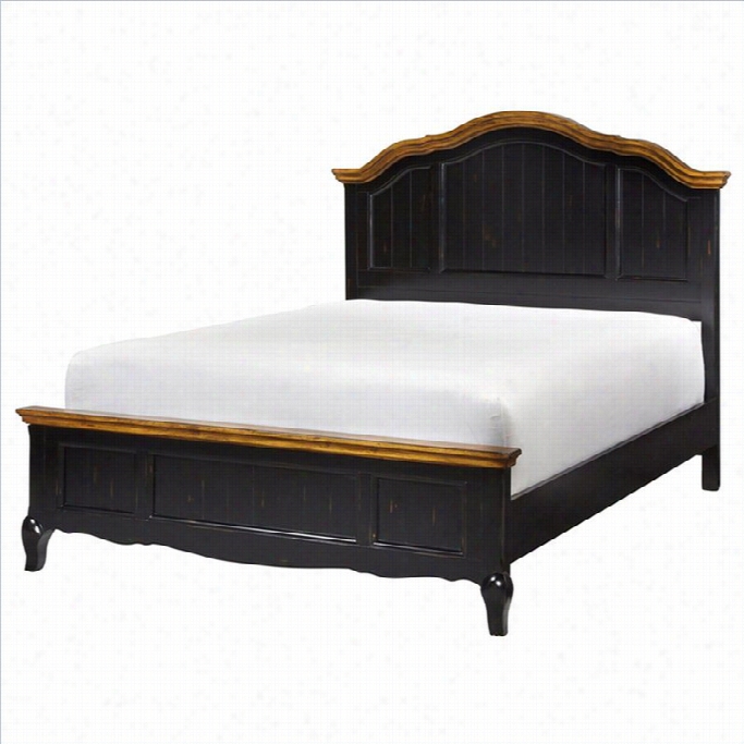 Home Styles French Cuontryside Be In Oak And Rubbed Black-quueen