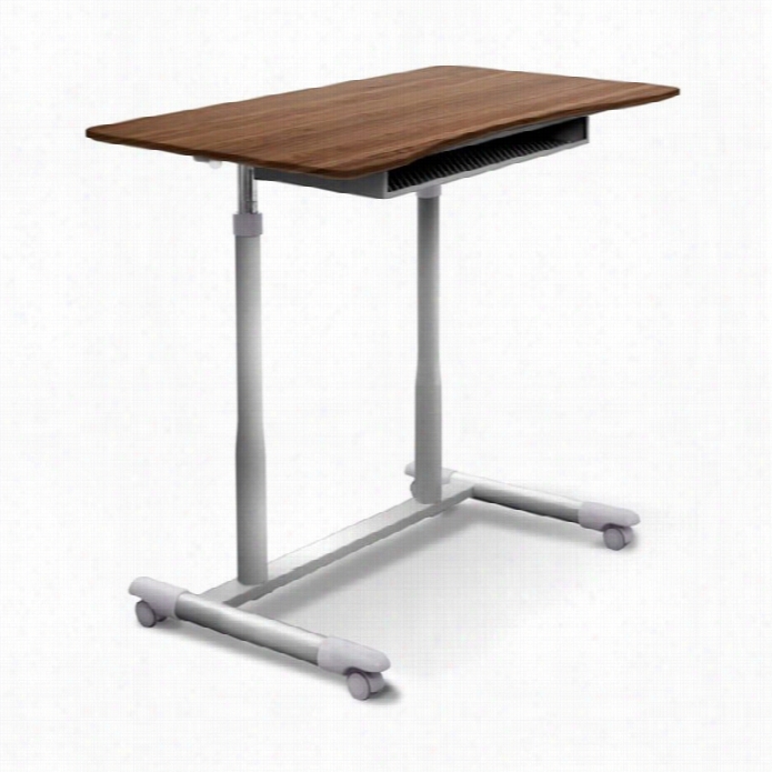 Jesper Office 205 Collection Adjustable Standing Desk In Walnut