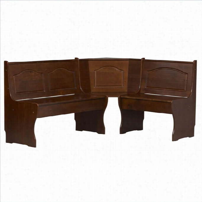 Linpn Chelsae Kitchen Dining Nooker Corner Unit In Walnut