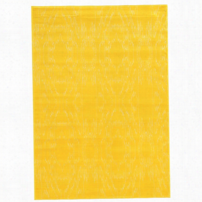 Linon Prisma Electric 2' X 3' Rug In Yellow