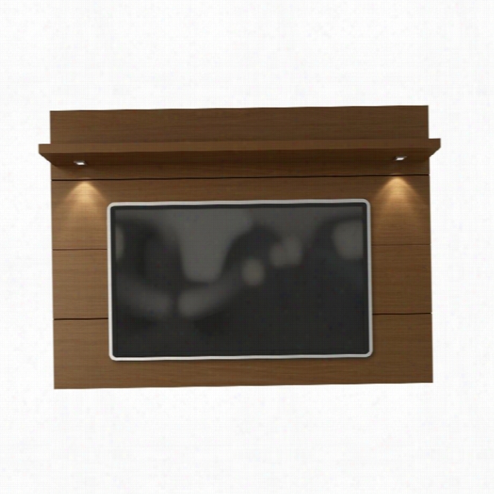 Manhattan Comfort Cabrini 2.2 Series 86 Tv Panel Iin Nut Brown